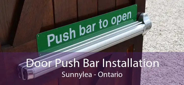 Door Push Bar Installation Sunnylea - Ontario